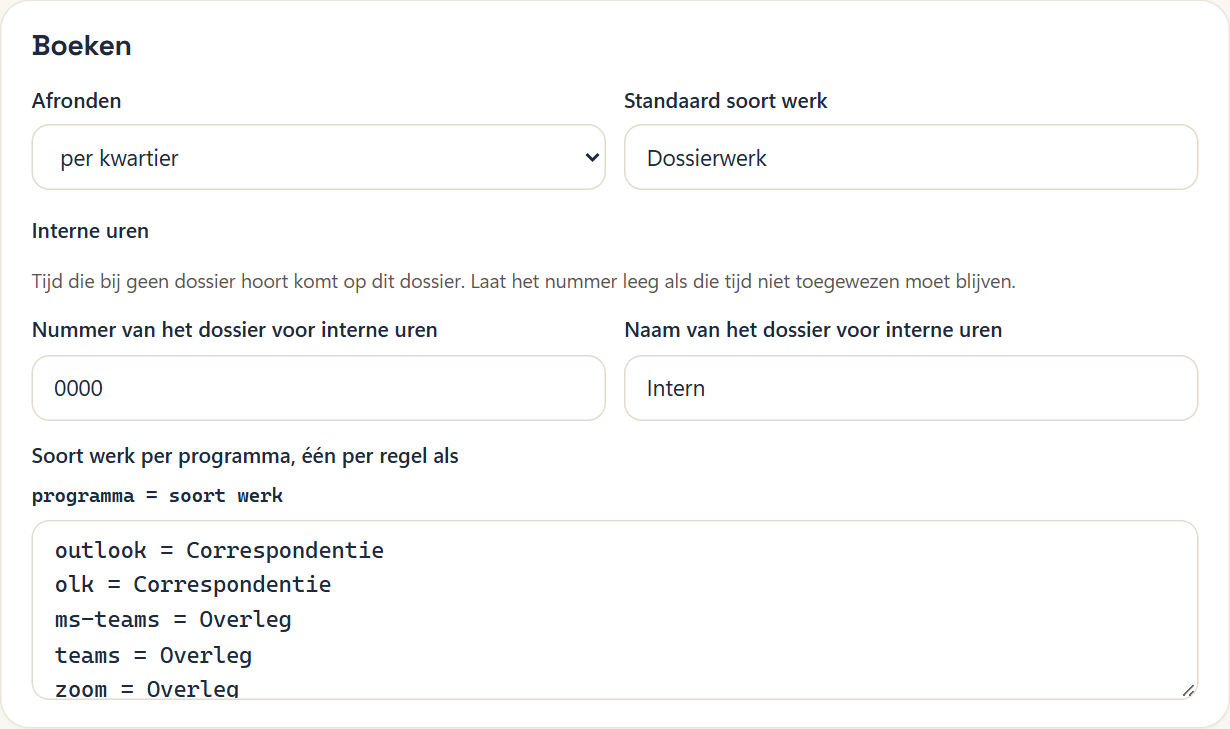 Het blok Boeken bij Brugwerk